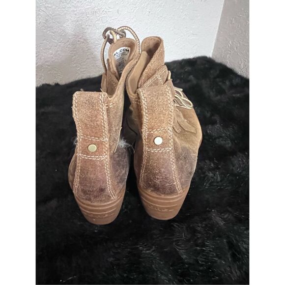 Women’s Sorel Toronto NL2115-Suede Lace Up Wedge Ankle Boots 7 - Picture 4 of 6